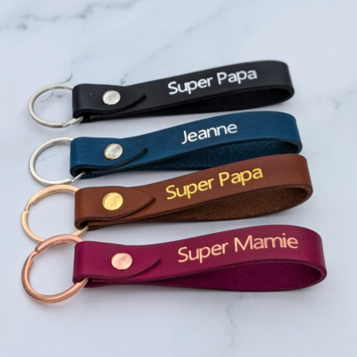 porte clé cuir