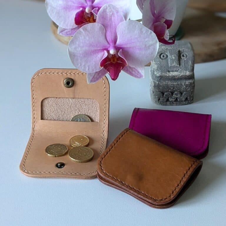 porte monnaie cuir vachette