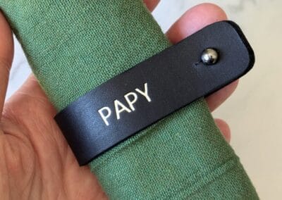 Rond de serviette argent