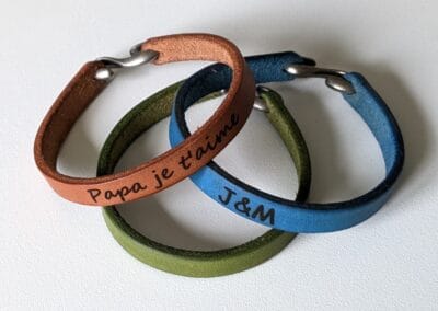 bracelet cuir fermoir S