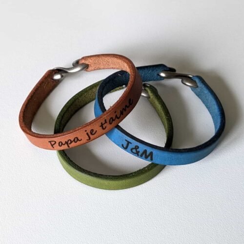 bracelet cuir fermoir S