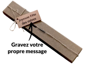 etiquette cadeau gravée