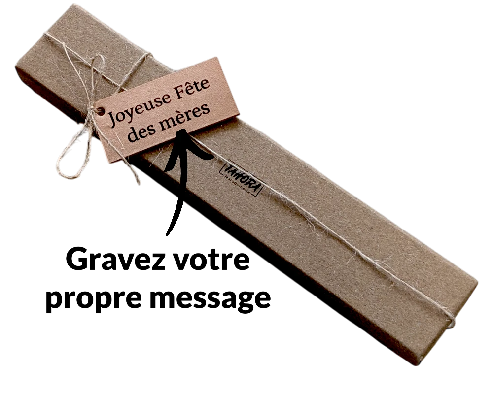 etiquette cadeau gravée