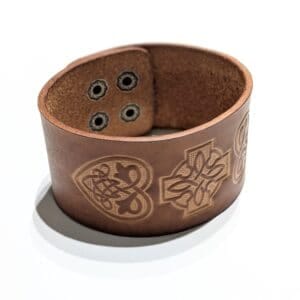 bracelet cuir medieval