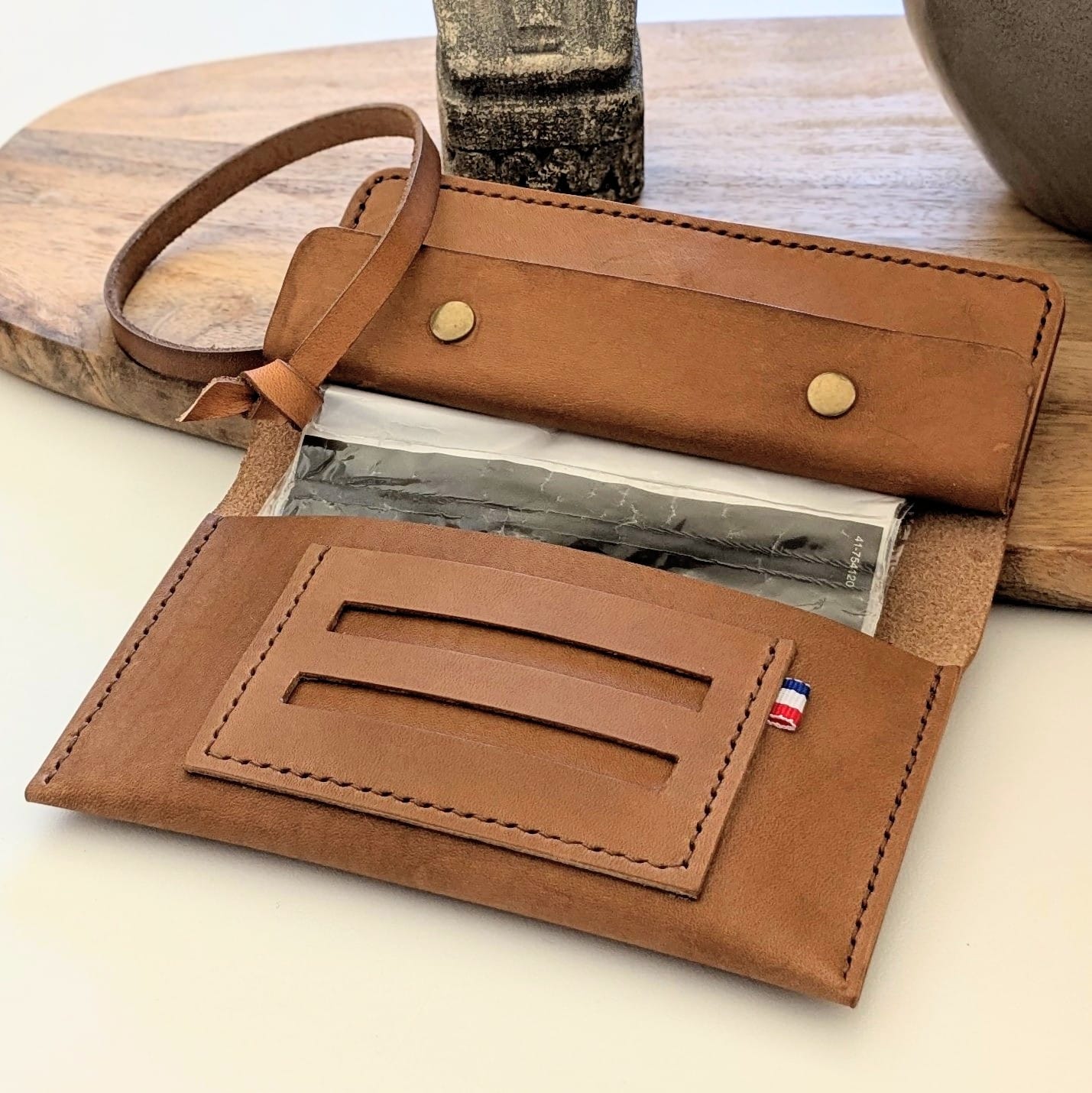 Blague à tabac en cuir