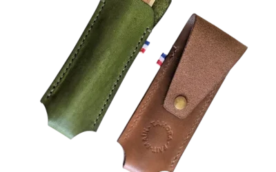Cadeau fête des pères : du cuir gravé, fait à la main