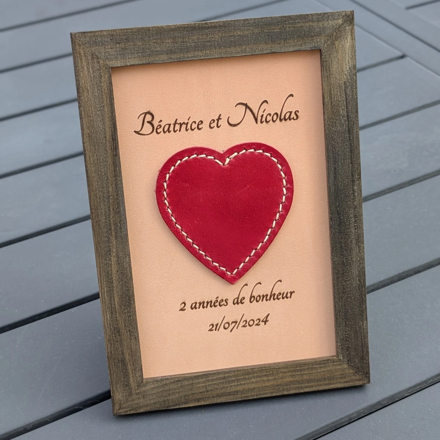 cadre coeur rouge
