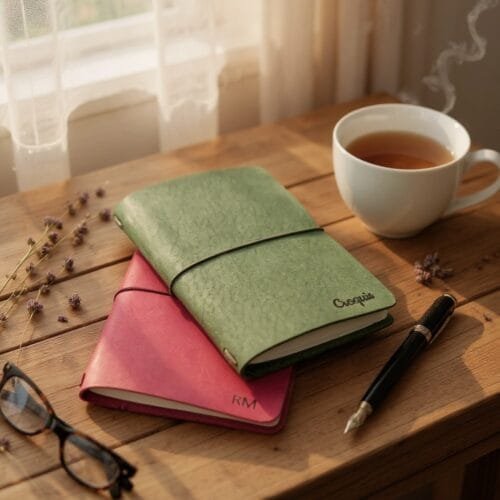 etui carnet A6 en cuir