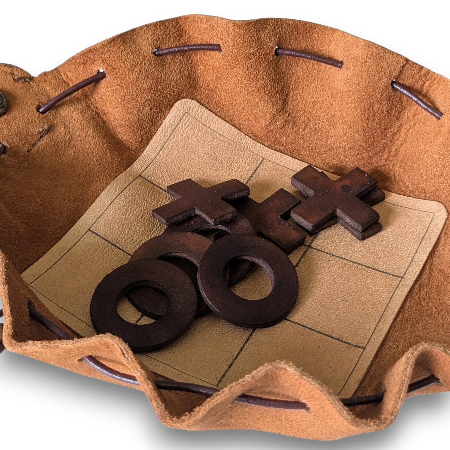 jeu tic tac toe cuir