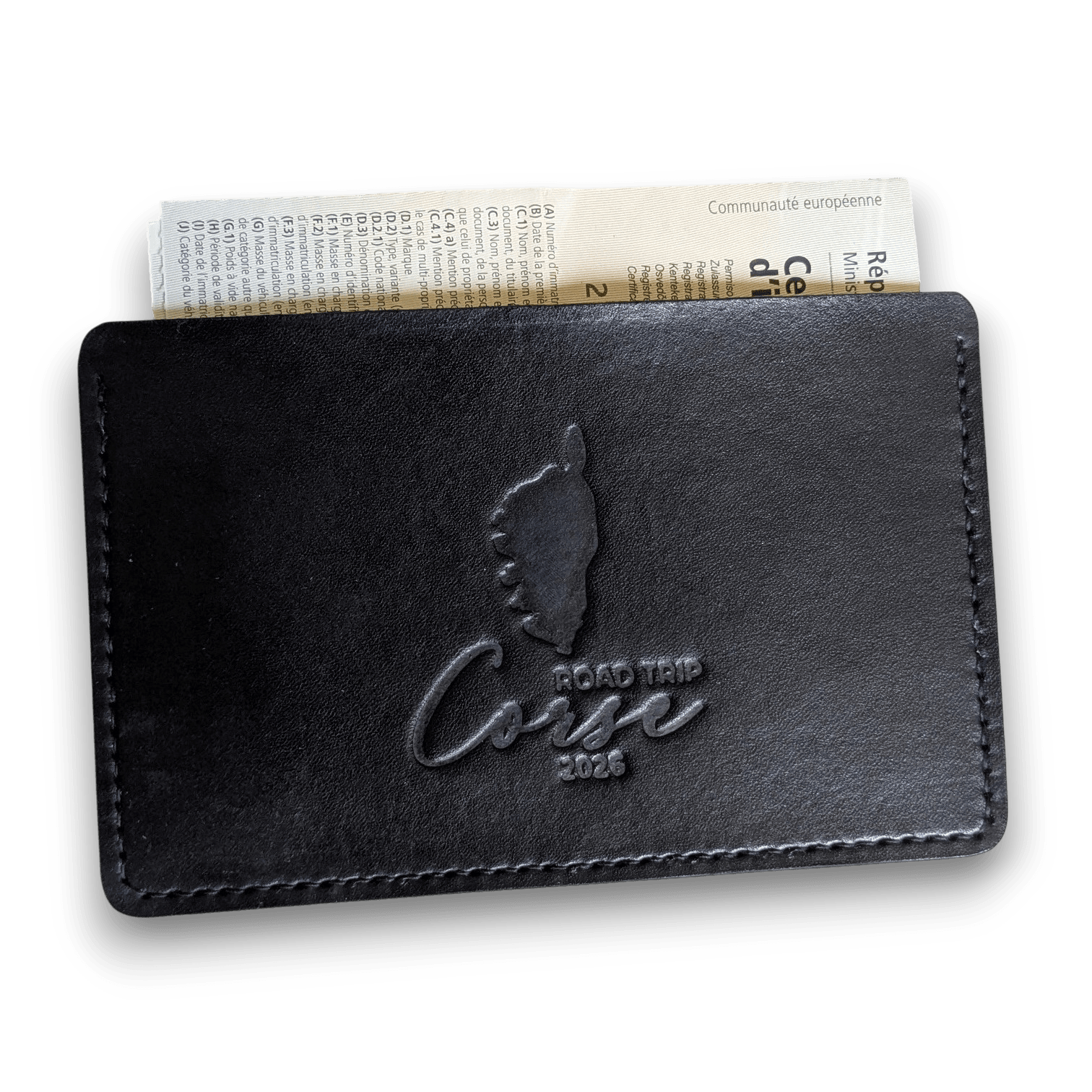 etui carte grise personnalisé
