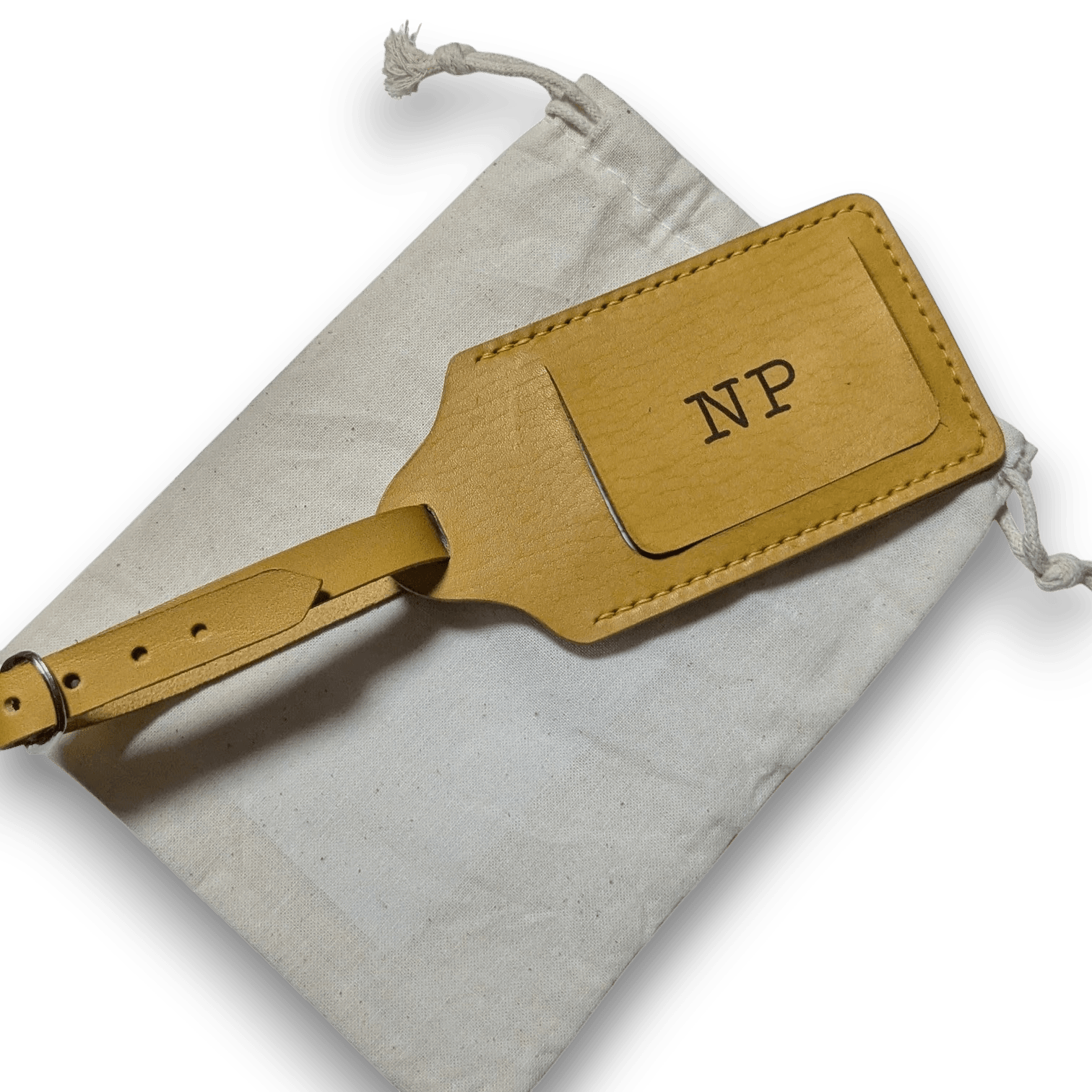 etiquette valise cuir personnalisée
